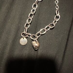 Swarovski bracelet with 2 Tiffany and Co. charms